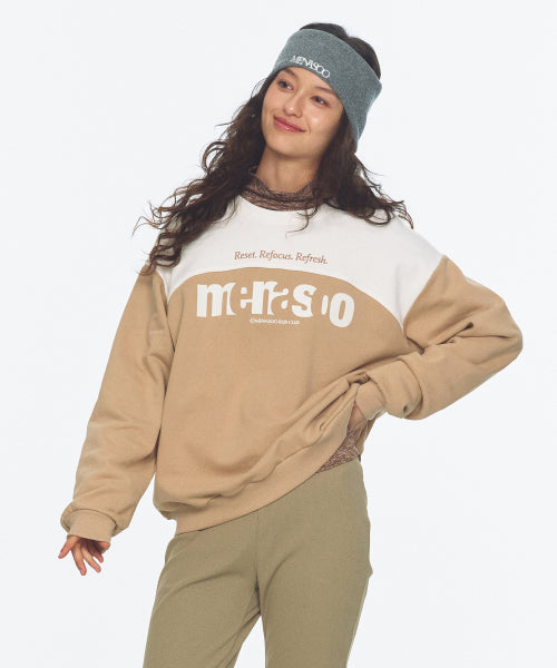 LETTERING SWEATSHIRT - 3 COLORS BEIGE