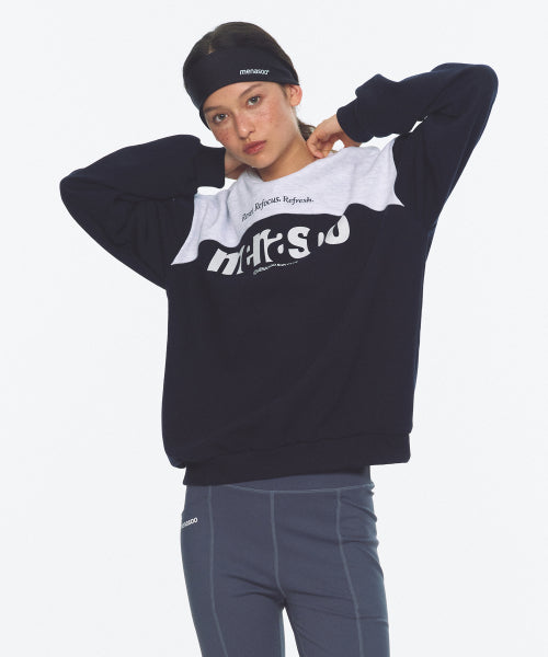 LETTERING SWEATSHIRT - 3 COLORS NAVY