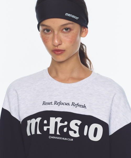 LETTERING SWEATSHIRT - 3 COLORS NAVY