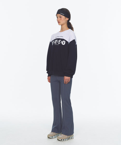 LETTERING SWEATSHIRT - 3 COLORS NAVY