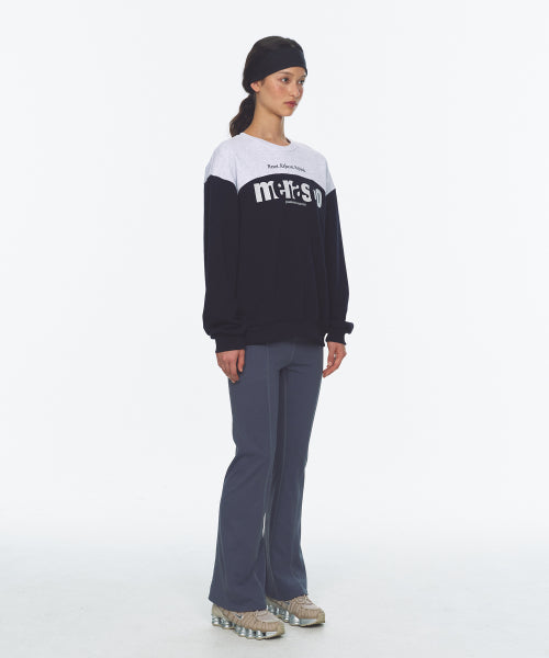 LETTERING SWEATSHIRT - 3 COLORS NAVY
