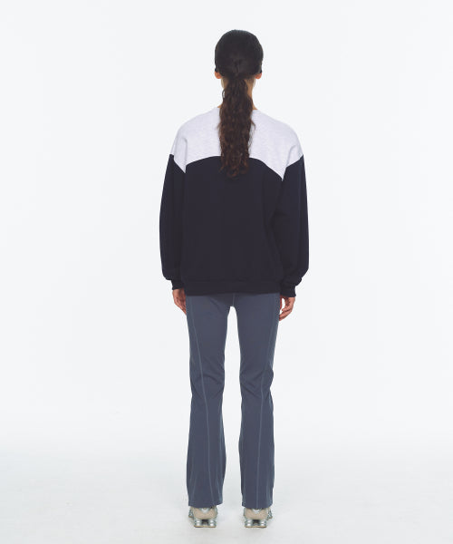 LETTERING SWEATSHIRT - 3 COLORS NAVY