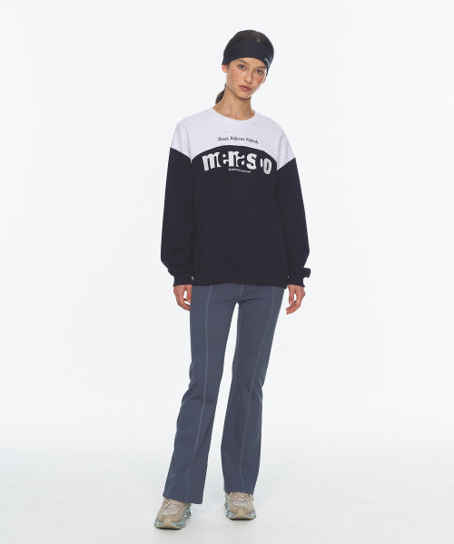 LETTERING SWEATSHIRT - 3 COLORS NAVY