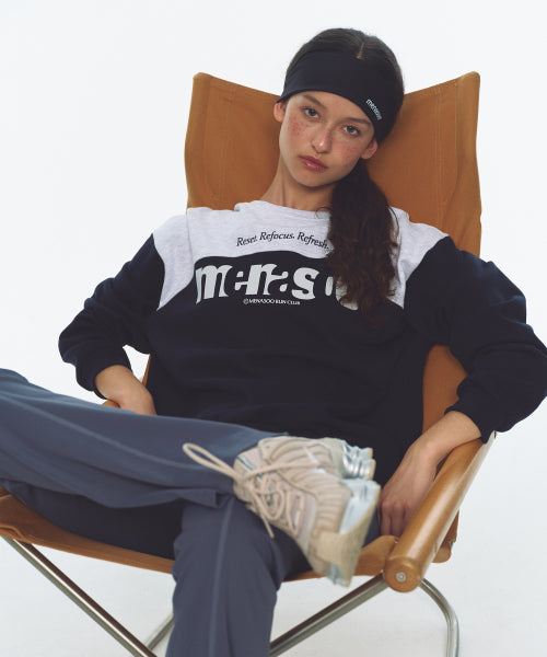 LETTERING SWEATSHIRT - 3 COLORS NAVY