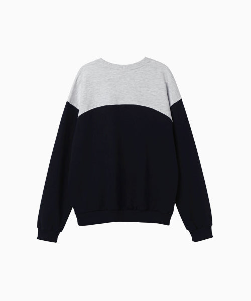 LETTERING SWEATSHIRT - 3 COLORS NAVY
