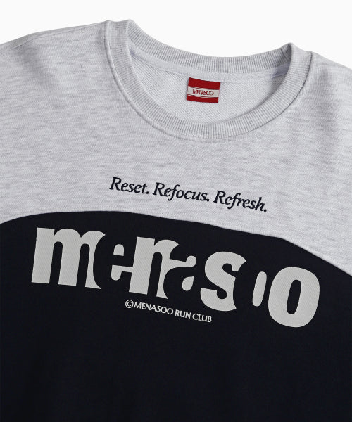 LETTERING SWEATSHIRT - 3 COLORS NAVY