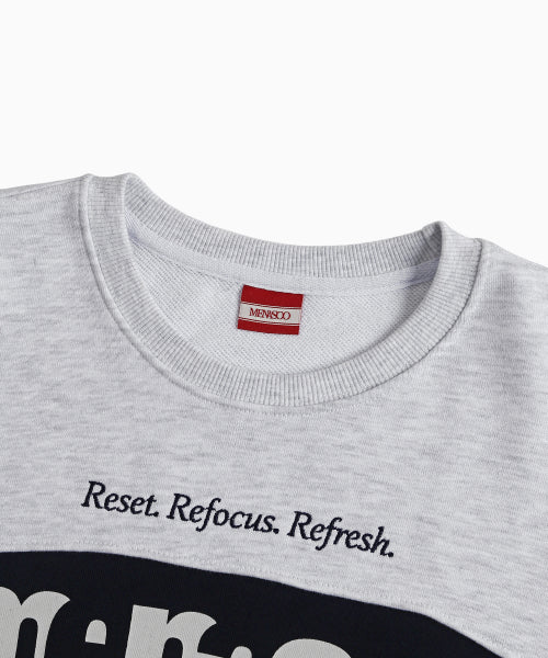 LETTERING SWEATSHIRT - 3 COLORS NAVY