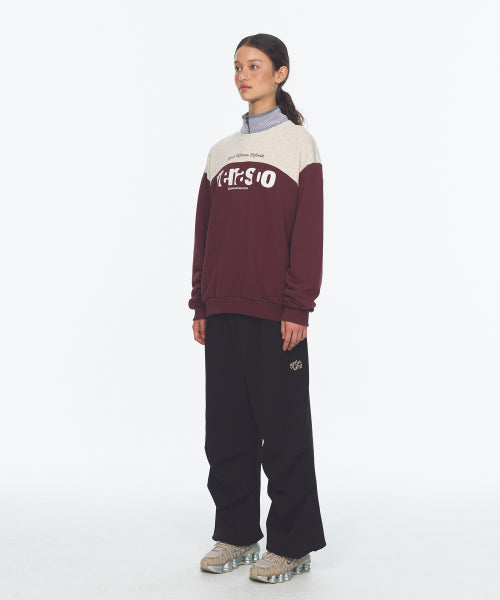 LETTERING SWEATSHIRT - 3 COLORS PURPLE