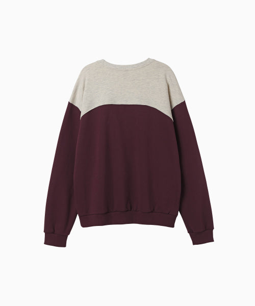 LETTERING SWEATSHIRT - 3 COLORS PURPLE