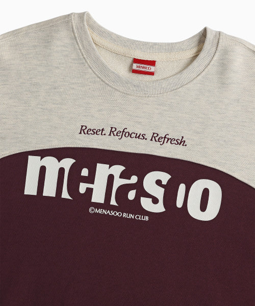 LETTERING SWEATSHIRT - 3 COLORS PURPLE