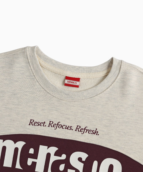 LETTERING SWEATSHIRT - 3 COLORS PURPLE