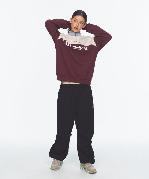 WAFFLE LAYERED WAIST PANTS - 3 COLORS BLACK