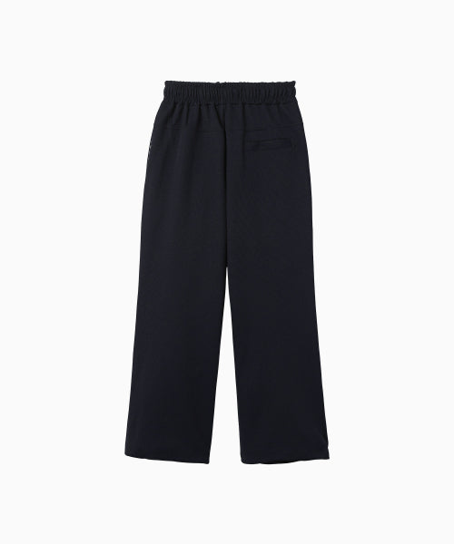WAFFLE LAYERED WAIST PANTS - 3 COLORS NAVY