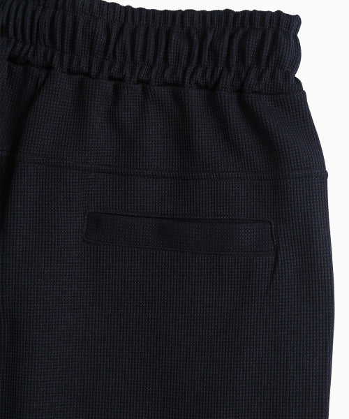 WAFFLE LAYERED WAIST PANTS - 3 COLORS NAVY