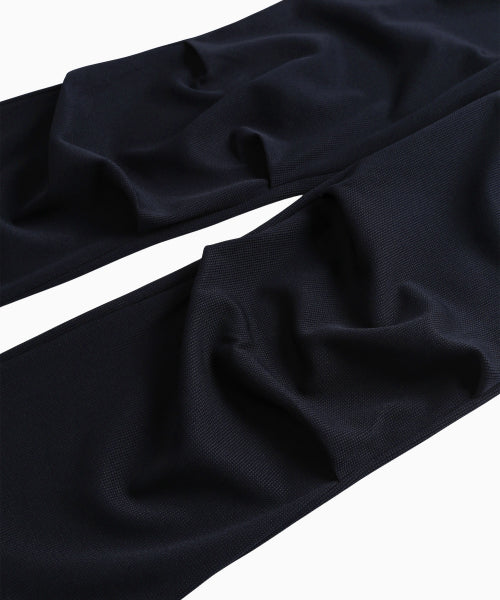 WAFFLE LAYERED WAIST PANTS - 3 COLORS NAVY