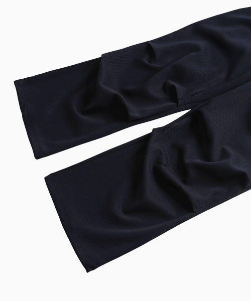 WAFFLE LAYERED WAIST PANTS - 3 COLORS NAVY