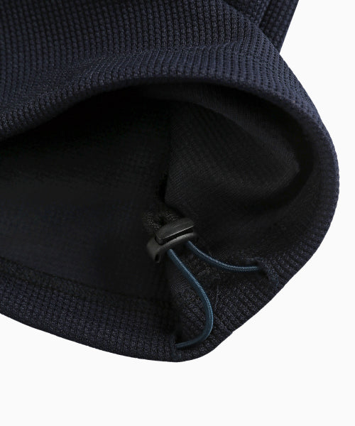 WAFFLE LAYERED WAIST PANTS - 3 COLORS NAVY