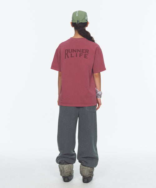 WAIST POINT WARM FLEECE JOGGER PANTS - 2 COLORS CHARCOAL