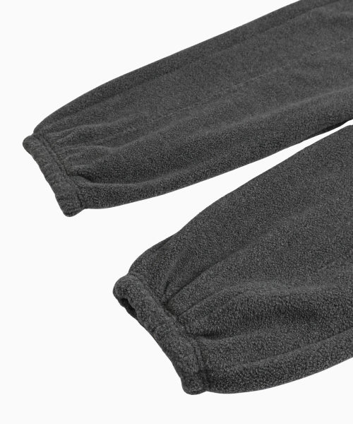 WAIST POINT WARM FLEECE JOGGER PANTS - 2 COLORS CHARCOAL
