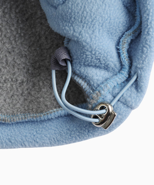 TWO TONE WARM FLEECE HALF ZIP PULLOVER - 2 COLORS MELANGE GREY