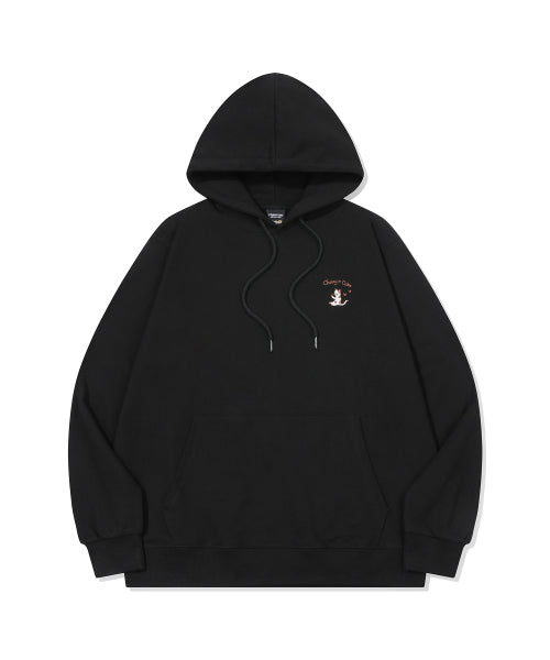 CHERRY CAKE EMBROIDERY HOODIE - 2 COLORS BLACK