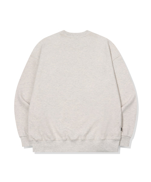 BEAR SWEATSHIRT - 2 COLORS OATMEAL