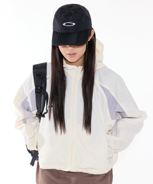 CROP TRACK WIND JACKET - 2 COLORS IVORY