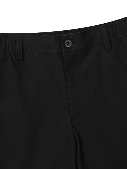 RIBE CURVED WIDE FIT PANTS - 3 COLORS BLACK