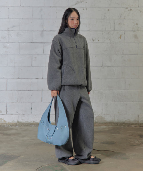 STUDDED CANVAS BAG AS SHOWN