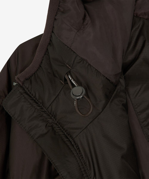 WOMEN FLYING 204 AIRY HOODED LIGHTWEIGHT DOWN - 5 COLORS BROWN