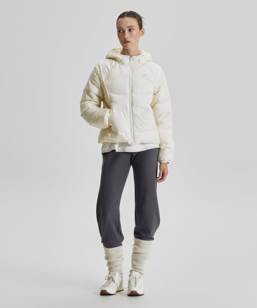 WOMEN FLYING 204 AIRY HOODED LIGHTWEIGHT DOWN - 5 COLORS L/BUTTER