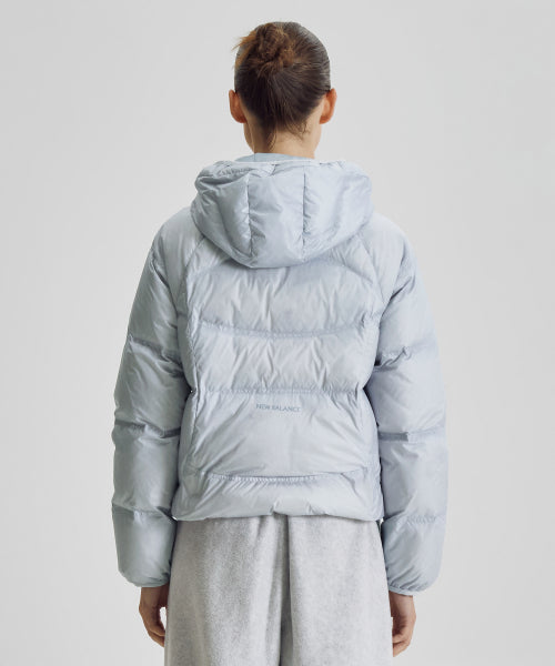WOMEN FLYING 204 AIRY HOODED LIGHTWEIGHT DOWN - 5 COLORS L/BLUE