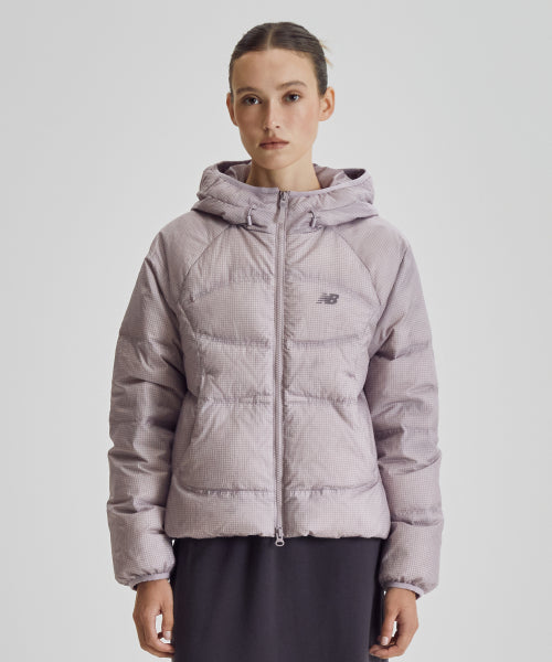 WOMEN FLYING 204 AIRY HOODED LIGHTWEIGHT DOWN - 5 COLORS PURPLE