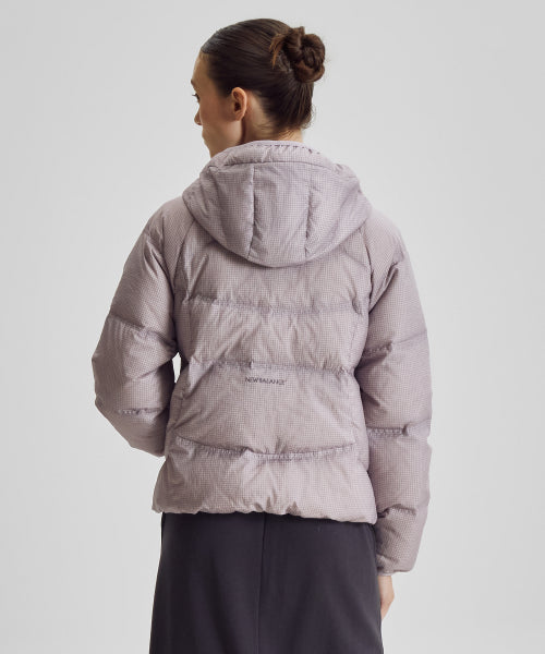 WOMEN FLYING 204 AIRY HOODED LIGHTWEIGHT DOWN - 5 COLORS PURPLE