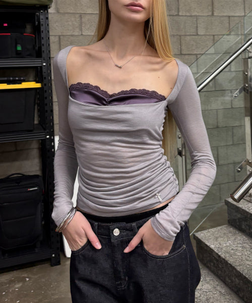 EIRA LAYERED T - 3 COLORS GREY