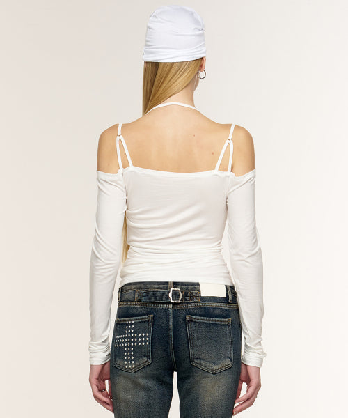 VELA OFF-SHOULDER TOP - 2 COLORS WHITE