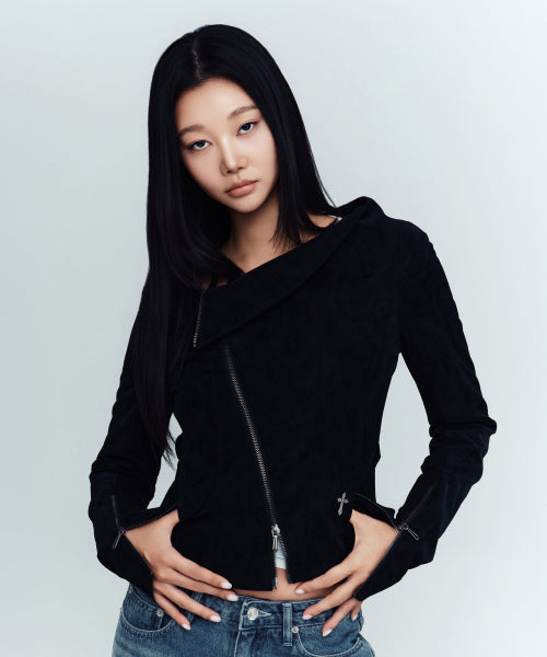 KAEL DRAPED JACKET V2 - 2 COLORS BLACK