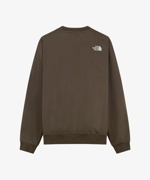 WHITE LABEL SWEATSHIRT DEEP TAUPE