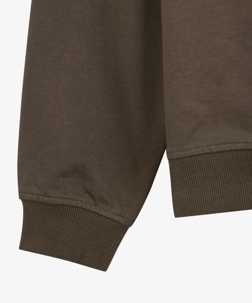 WHITE LABEL SWEATSHIRT DEEP TAUPE