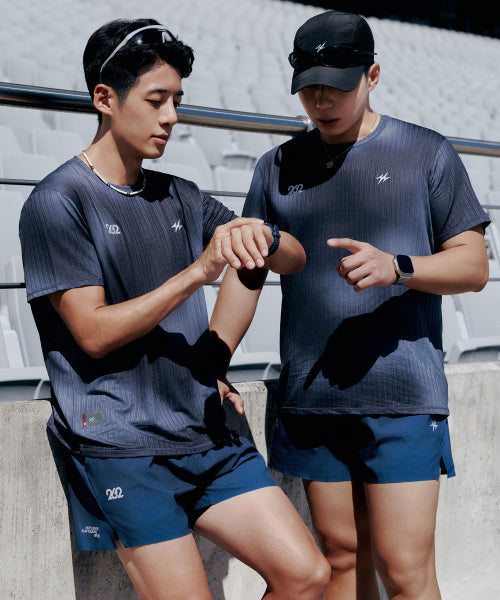 RIFE X 262WAVE TECH DYE RUNNING SHORTS 2IN1 AS SHOWN