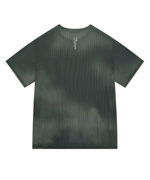 TECH DYE PERFORMANCE RUNNING SHORT SLEEVE T-SHIRT - 3 COLORS OLIVE