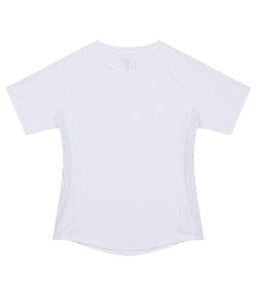 WOMEN AIRLINE MESH PERFORMANCE SHORT SLEEVE - 5 COLORS BLACK