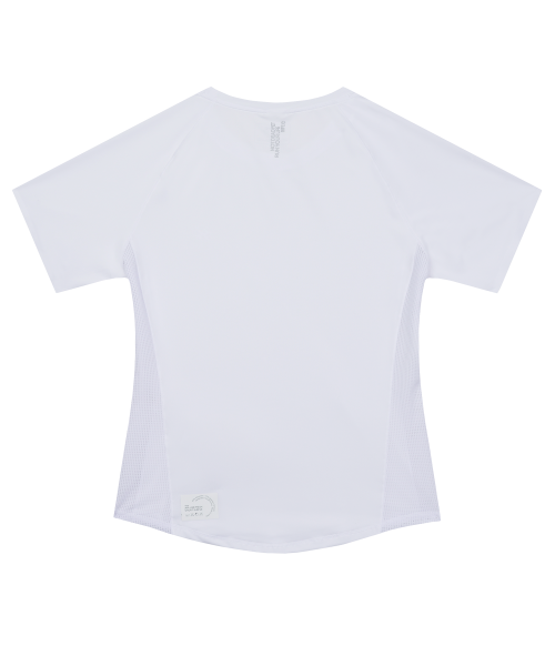 WOMEN AIRLINE MESH PERFORMANCE SHORT SLEEVE - 5 COLORS BLACK