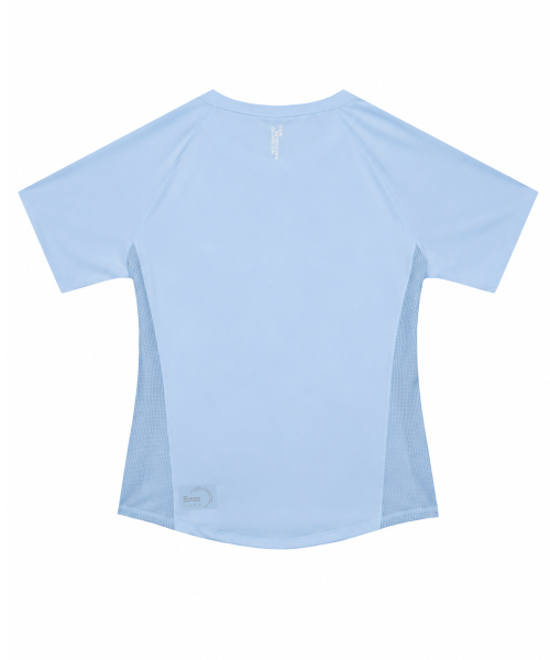 WOMEN AIRLINE MESH PERFORMANCE SHORT SLEEVE - 5 COLORS BLACK