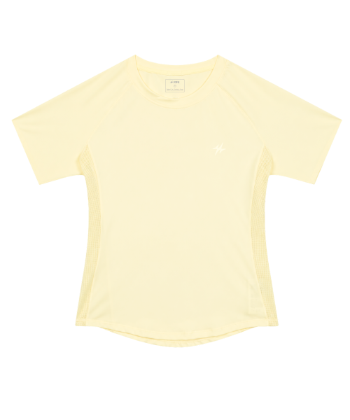 WOMEN AIRLINE MESH PERFORMANCE SHORT SLEEVE - 5 COLORS BLACK