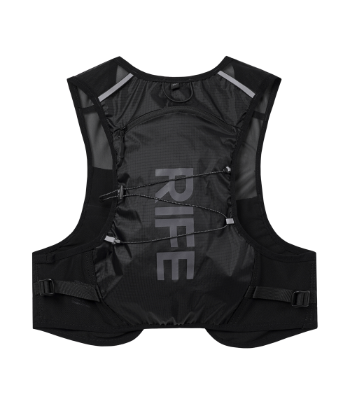 MULTI-POCKET RUNNING VEST BLACK
