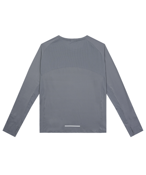 AIR SQUARE PERFORMANCE RUNNING LONG SLEEVE - 3 COLORS BLACK