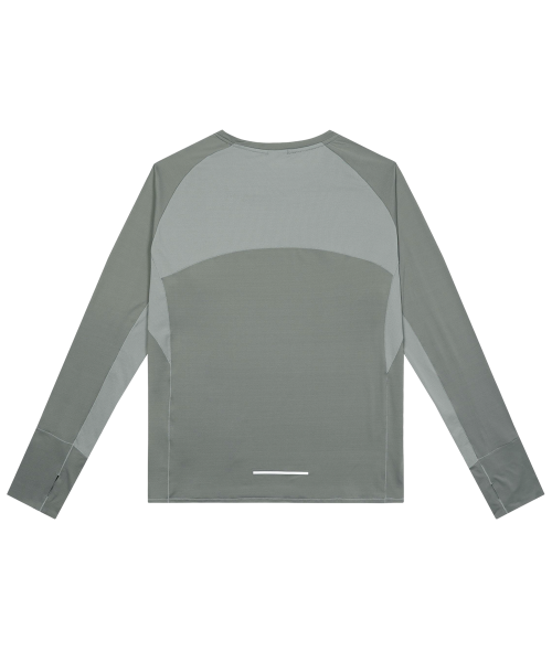 AIR SQUARE PERFORMANCE RUNNING LONG SLEEVE - 3 COLORS BLACK