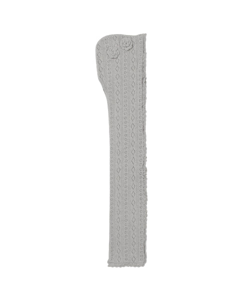 FLEUR HOOD MUFFLER - 2 COLORS GREY
