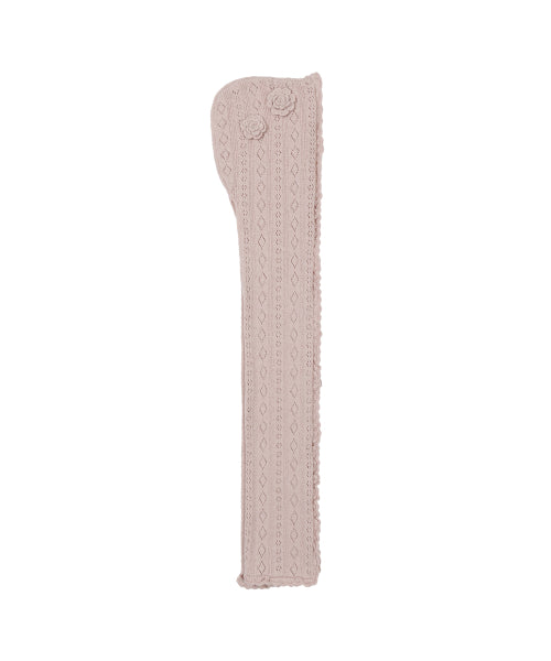 FLEUR HOOD MUFFLER - 2 COLORS PINK